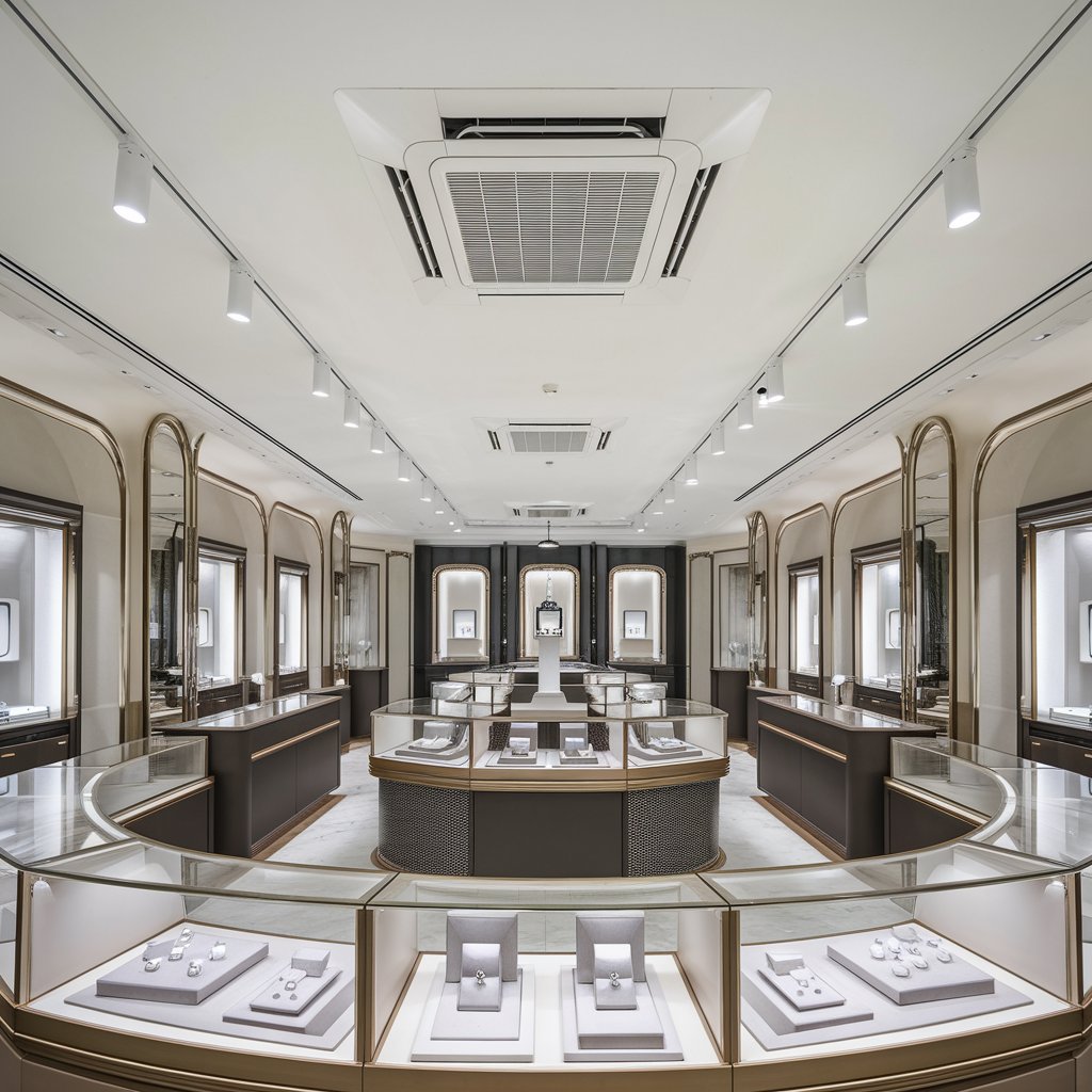 Luxury HVAC showcase room